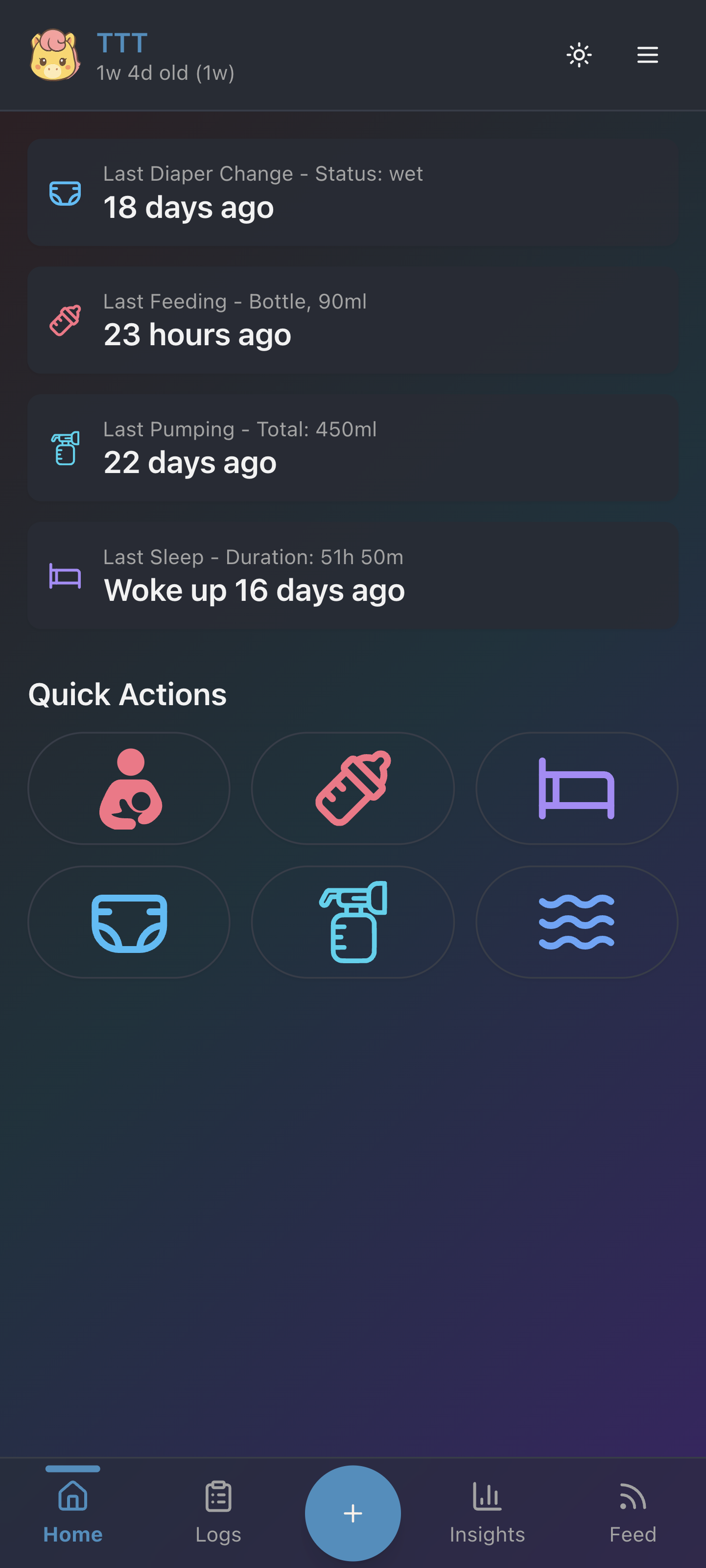 Dark theme view of Weeweelu.