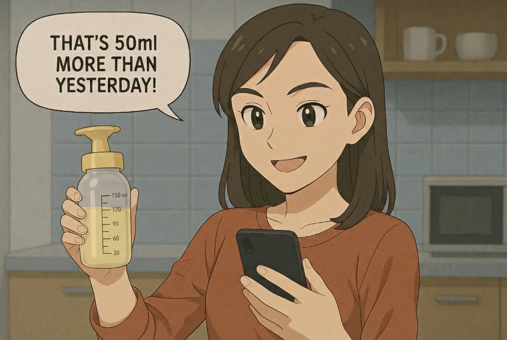 Pumping history view secondary